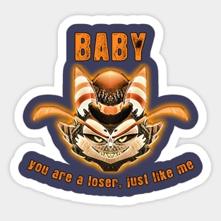 Hazbin Hotel Loser Baby - Hazbin Hotel Husk And Angel Dust Sticker